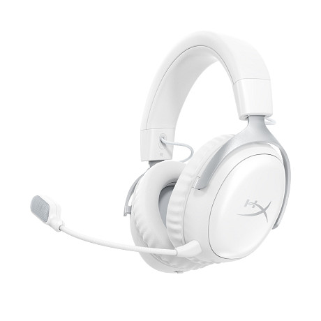 HyperX Cloud III S – vezeték nélküli gamer headset (fehér)