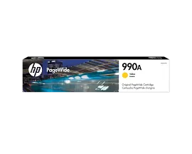 HP 990A Yellow Original PageWide Cartridge, M0J81AN