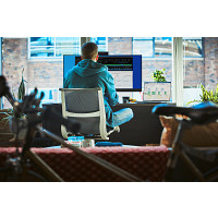 HP 3Z726AA 975 két üzemmódú (2xBluetooth®, vagy 2.4GHz USB-A dongle) vezeték nélküli billentyűzet - 3 eszközhöz csatlakoztatható!