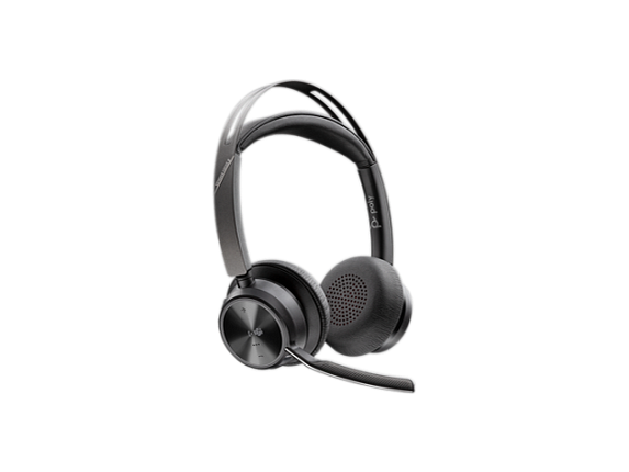 Poly Voyager Focus 2 USB-C-C Headset +USB-C/A Adapter +Charging Stand