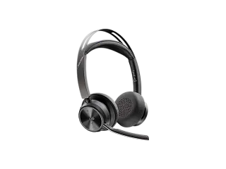 Poly Voyager Focus 2-M USB-C-C Headset USB-C/A Adapter Charging Stand