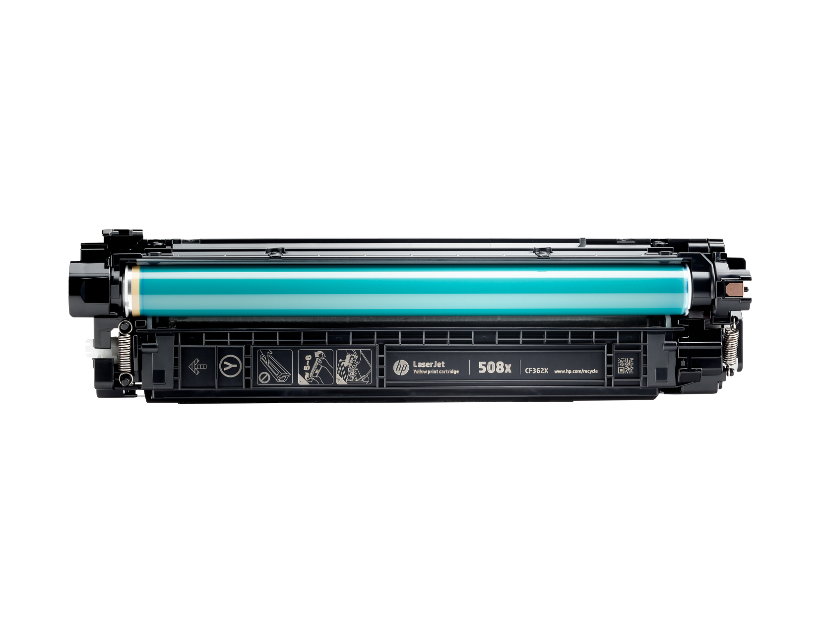 HP 508X High Yield Yellow Original LaserJet Toner Cartridge, ~9,500 pages, - Afbeelding 1 van 8