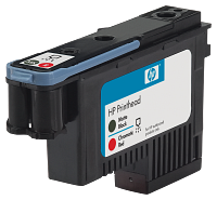 HP 73 Matte Black and Chromatic Red DesignJet Printhead