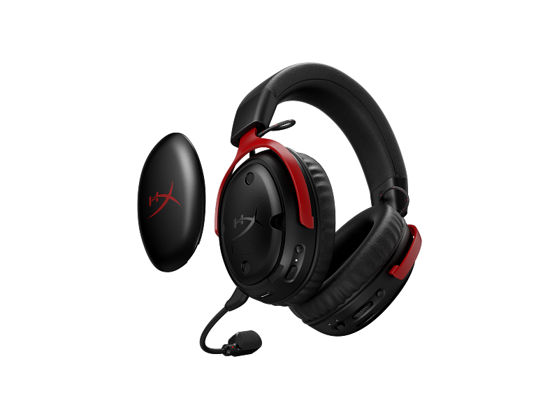 HyperX Cloud III S Wireless - Căști pentru gaming (roșu-negru HyperX Cloud III S Wireless - Căști pentru gaming (roșu-negru