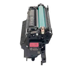 HP 655A Magenta Original LaserJet Toner Cartridge, CF453A