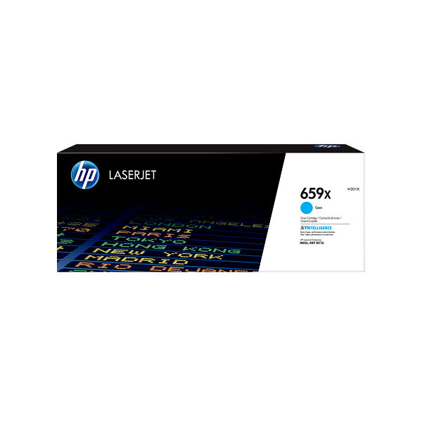 HP 659X Cyan Toner Cartridge W2011X W2011-00010 a EMEA