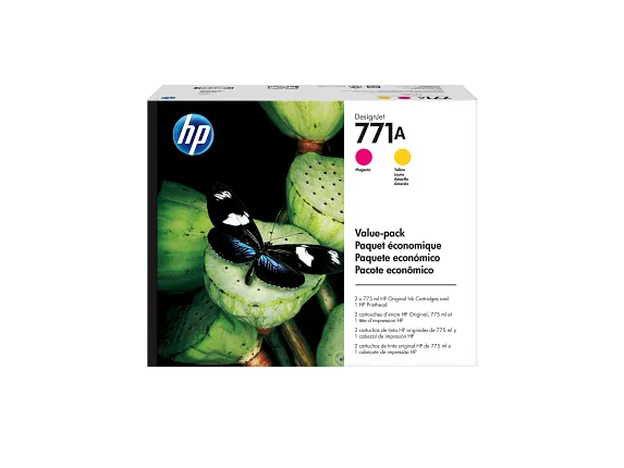 HP® 771A 775-ml Chromatic Red DesignJet Ink Cartridge (B6Y16A)