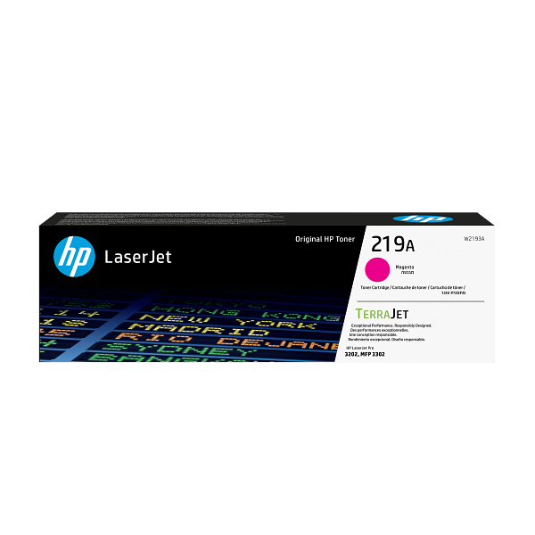HP 219A Magenta Toner Cartridge W2193A W2193-00001b DM2