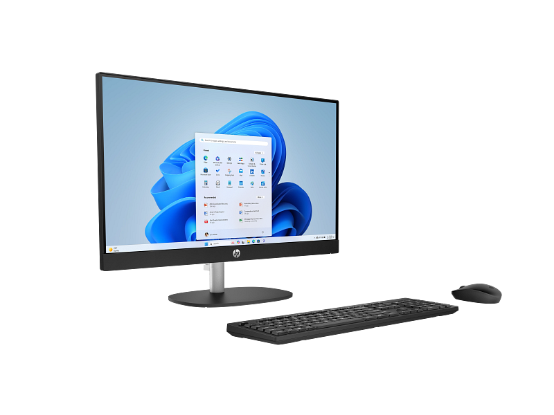 HP 23.8 inch All-in-One Desktop AI PC 24-cr2000i_Product_Jet black_Product Only_Right facing