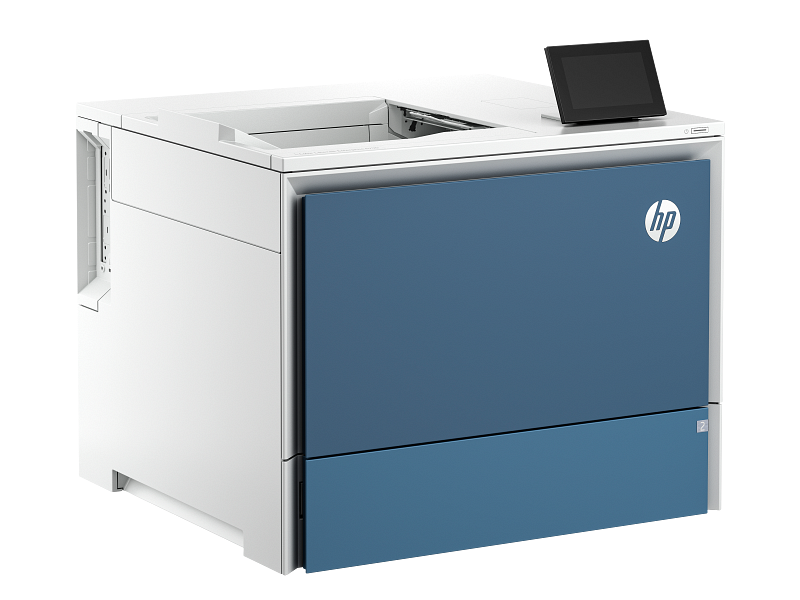 HP Color LaserJet Enterprise DN 6701 Transactional AtmosphereBlue Catalog VisID FrontRight
