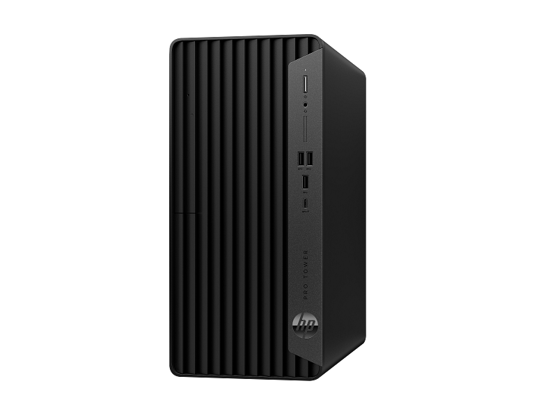 HP Pro Tower 400 G9 Desktop PC GravityGrey nonODD Coreset Vertical Left Facing