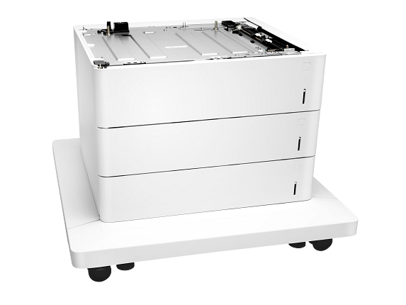 Chargeur papier feuille rouge comète 3x550 HP LaserJet avec support