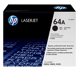 HP 64A Black Original LaserJet Toner Cartridge, CC364A