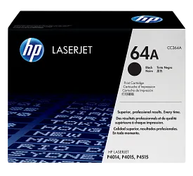 HP 64A Black Original LaserJet Toner Cartridge, CC364A