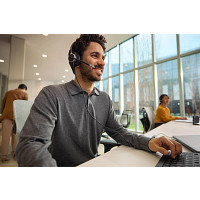 HP C01C3AA Poly Mission 615 Monaural USB Wired Headset