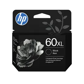 HP 60XL High Yield Black Original Ink Cartridge, CC641WN#140