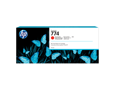 HP 774 3-pack 775-ml Chromatic Red DesignJet Ink Cartridges