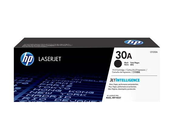 HP 30A, (CF230A) Black Original LaserJet Toner Cartridge HP 30A, (CF230A) Black Original LaserJet Toner Cartridge