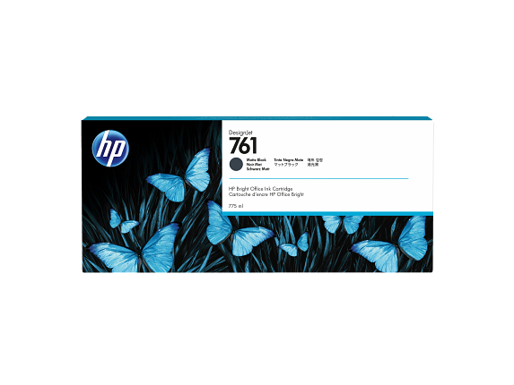 HP 761 Black Matte High-Yield Ink Cartridge (CM997A) | Quill