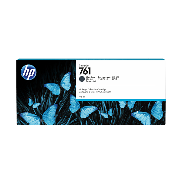 HP 761 775ml Matte Black DesignJet Ink Cartridge WW