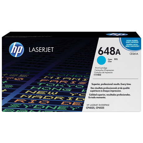HP CE261A 648A ciánkék toner / festékkazetta Color Laserjet CP4025 CP4525 nyomtatókhoz (11000 old.)