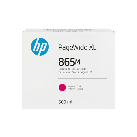 HP 3ED87A 865M 500-ml Magenta PageWide XL Ink Cartridge