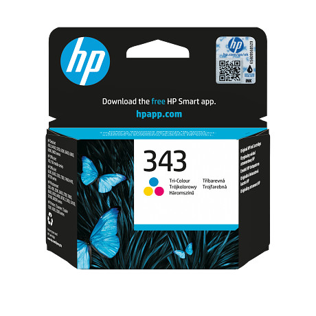 HP 343 háromszínű tintapatron eredeti C8766EE 100 460C 5740 5940 6540 6620 6840 6940 6980 9800 D4160 325 375 385 428 475 7850 8050 8150 8450 8750 B8350 D5160 2575 2610 2710 C3180 C4180 6210 6310 7210 7310 7410 H470 K7100 PSC1510 1610 2355 (330 old.)