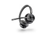 HP 77Z32AA Poly Voyager 4320-M headset Microsoft Teams-tanúsítvánnyal + BT700 hardverkulcs + töltőállvány