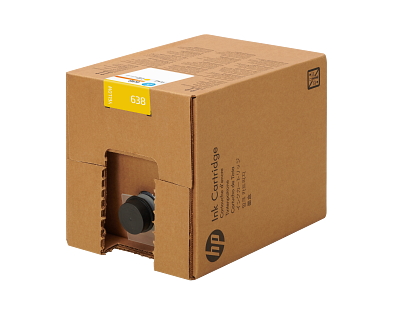 HP 638 10-liter Yellow Stitch Dye Sublimation Ink Cartridge
