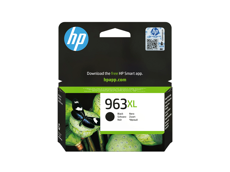 HP 963XL High Yield Black Original Ink Cartridge, 3JA30-80009, 3JA30AE