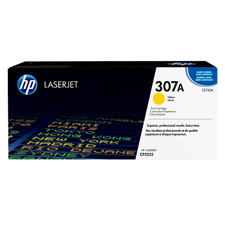 HP 307A CE742A sárga toner / festékkazetta Color Laserjet CP5225 nyomtatóhoz (7300 old.)