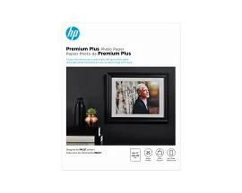 HP Premium Plus Photo Paper, Satin, 80 lb, 8.5 x 11 in. (216 x 279 mm), 25 sheets CR671A