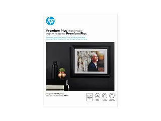 HP® Premium Plus Soft-gloss Photo Paper-25 sht/Letter/8.5 x 11 in