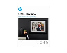 HP Premium Plus Photo Paper, Satin, 80 lb, 8.5 x 11 in. (216 x 279 mm), 25 sheets CR671A