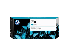 HP 730 300-ml Cyan DesignJet Ink Cartridge, P2V68A