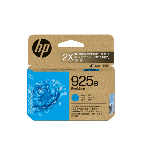 HP 925e EvoMore Cyan Original Ink Cartridge