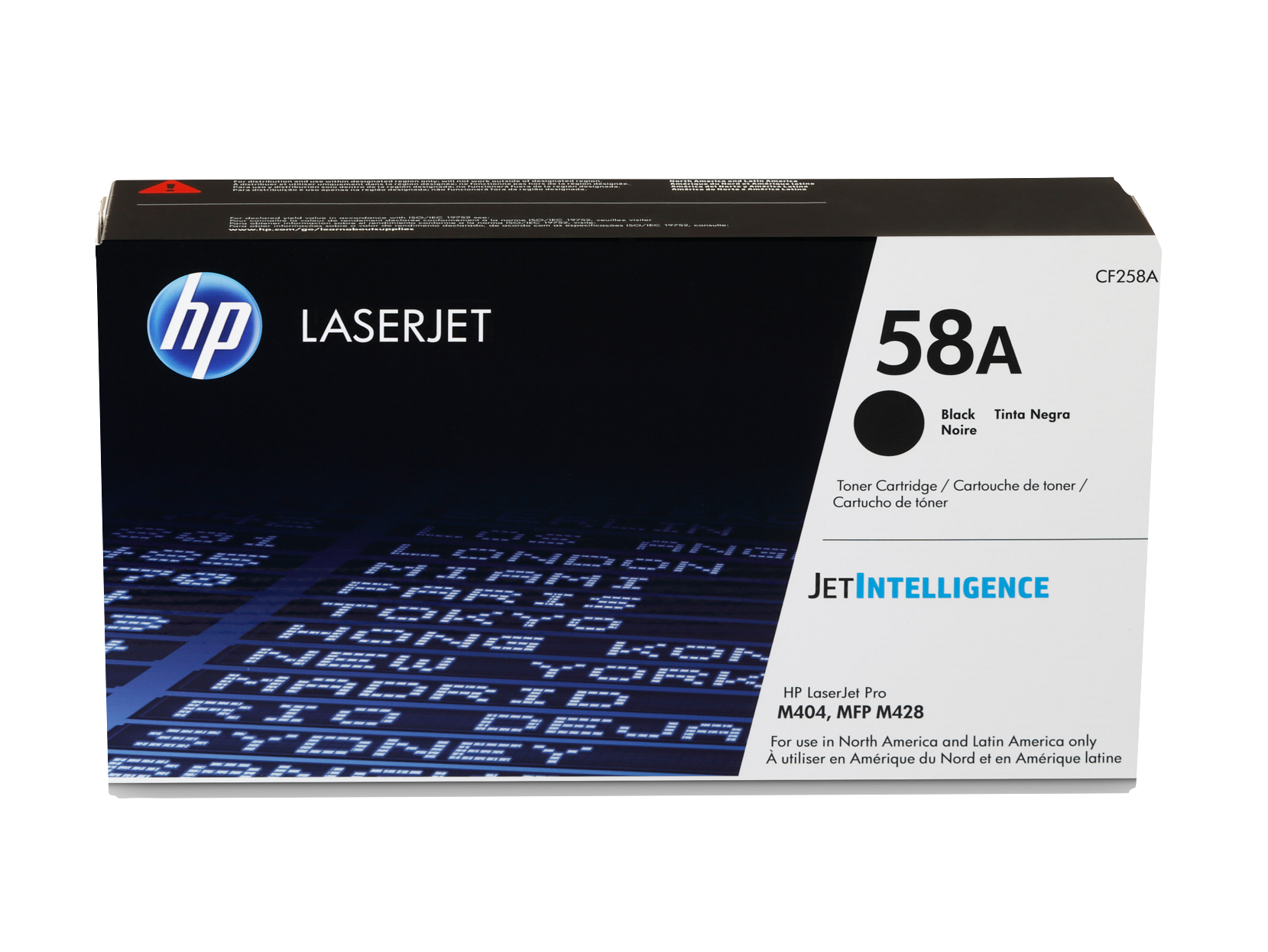 HP 58A Black Original LaserJet Toner Cartridge, ~3,000 pages, CF258A ...