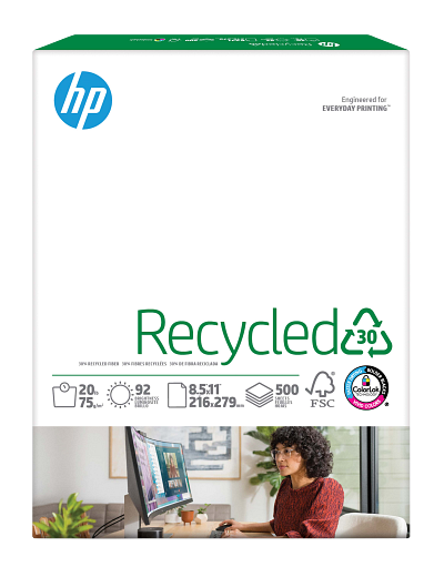 HP Recycled Paper-10 reams/Letter/8.5 x 11 in