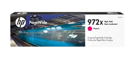 HP 972X High Yield Magenta Original PageWide Cartridge, L0S01AN