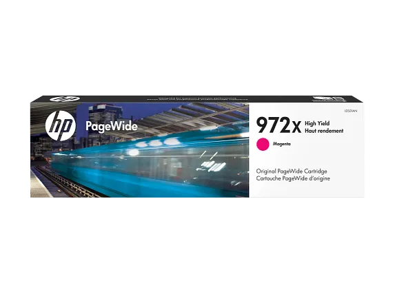 HP PageWide Supplies, HP 972X High Yield Magenta Original PageWide Cartridge, L0S01AN