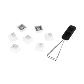 HyperX Full key Set Keycaps - PBT (White)