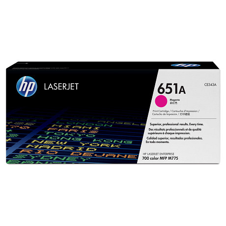 HP 651A CE343A bíbor toner / festékkazetta Color LaserJet 700 M775 (16000 old.)