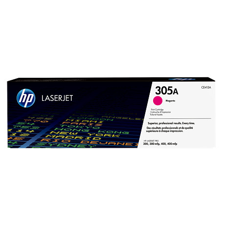 HP 305A CE413A bíborvörös toner / festékkazetta LaserJet Pro 300 400 sorozathoz M351 M375 M451 M475 (2600 old.) 
