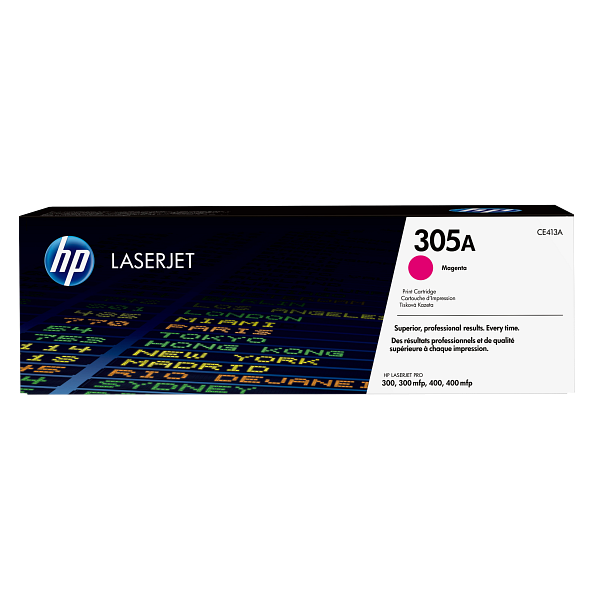 HP LaserJet 305A Magenta Print Cartridge EMEA, center facing