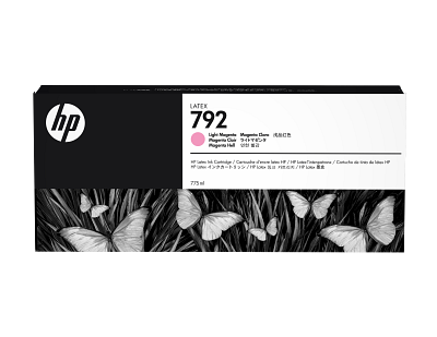 HP 792 775-ml Light Magenta Latex Ink Cartridge