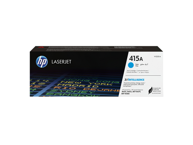 HP 415A Cyan Toner Cartridge W2031A W2031-00901c EMEA
