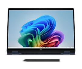 HP OmniBook X Flip 2-in-1 Laptop Next Gen AI 14, Windows 11 Home, 14", Touch screen, Intel® Core™ Ultra 9, 32GB RAM, 2TB SSD, 3K, Atmospheric blue