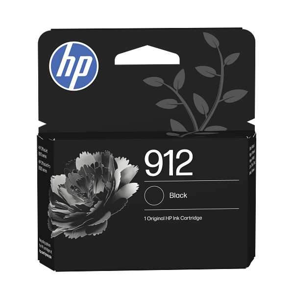 HP 912 Black EMEA Ink Cartridge 3YL80AE #LS2
