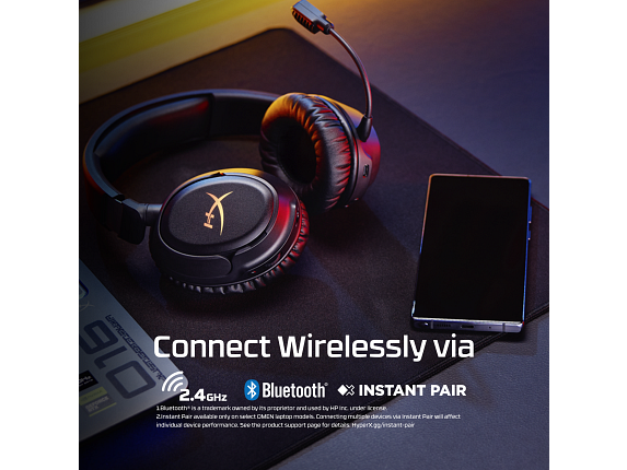 HyperX Cloud Flight 2 - Wireless Gaming Headset (Black)