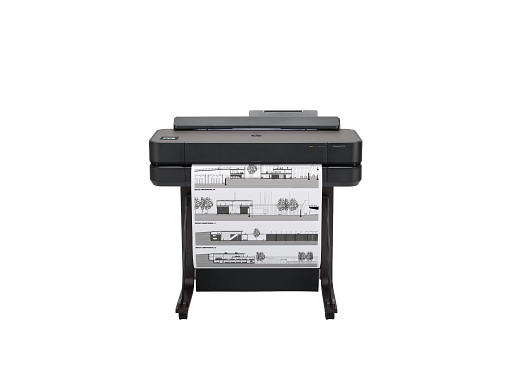 HP DesignJet T650 Large Format 36" Plotter Printer – High-Speed, CAD & Poster Printer with Auto Sheet Feeder, Media Bin & Stand and 2 year warranty